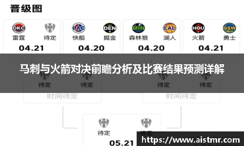 马刺与火箭对决前瞻分析及比赛结果预测详解